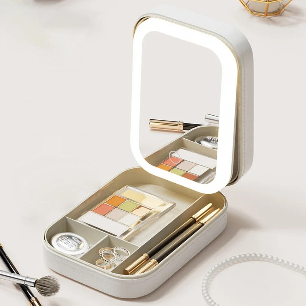 LED Makeup Organizer Case