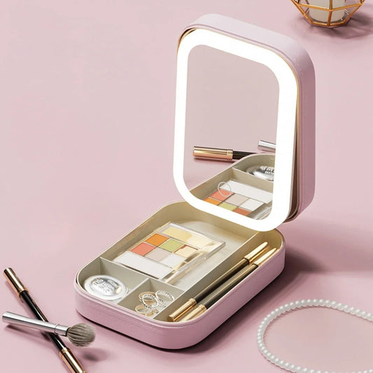 LED Makeup Organizer Case